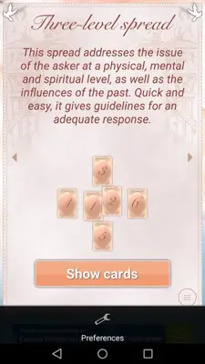 Tarot Card Readings Free android App screenshot 1